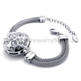 Damen Titan Armband Mit Diamanten