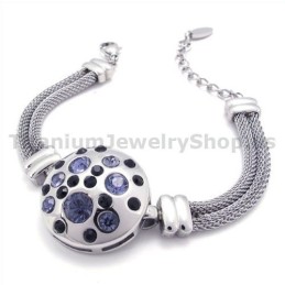 Damen Titan Armband Mit Diamanten
