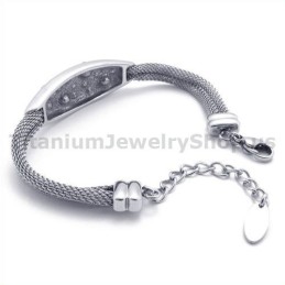 Damen Titan Armband Mit Diamanten