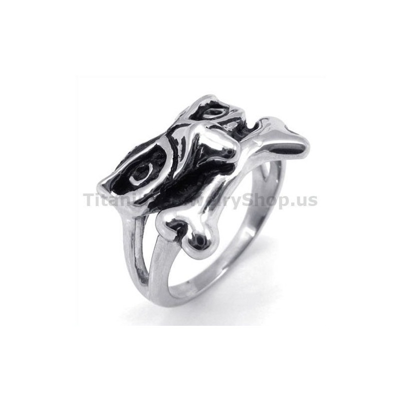Totenkopfring Aus Titan Totenkopfring Aus Titan