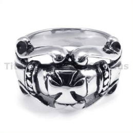 Kreuz Titanring