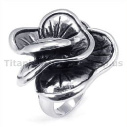 Blumen-Titanring