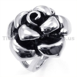 Blumen-Titanring