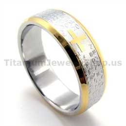 Kreuz Titanring