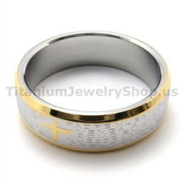 Kreuz Titanring