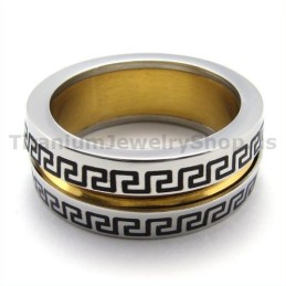 Goldener Titanring