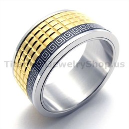 Goldener Titanring