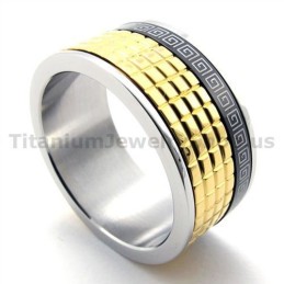 Goldener Titanring