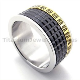 Schwarzer Titanring