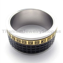 Schwarzer Titanring