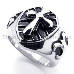 Kreuz Titanring