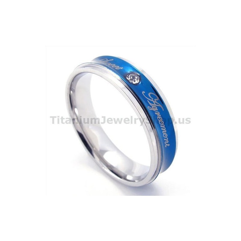Sweetheart Titanring Mit Diamant Sweetheart Titanring Mit Diamant