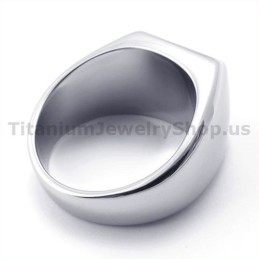 Titanring Mit Zirkon