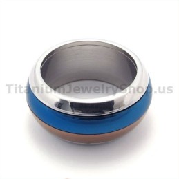 Dreifarbiger Titanring