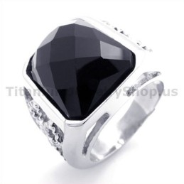 Titanring Mit Zirkon