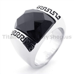 Titanring Mit Zirkon