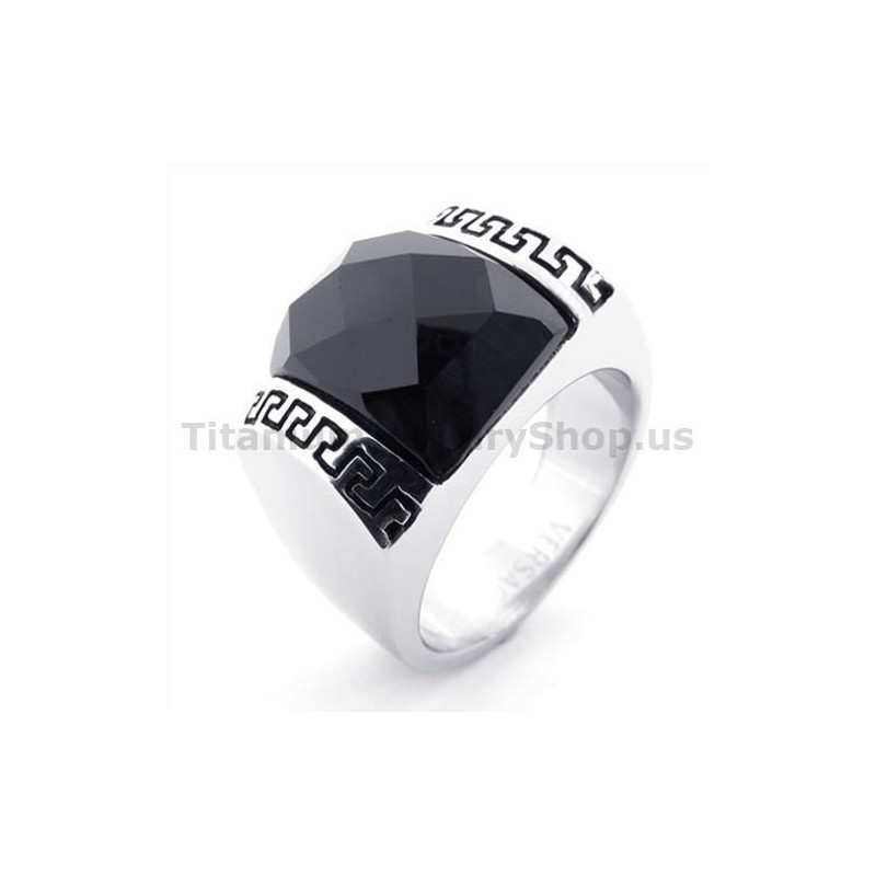 Titanring Mit Zirkon Titanring Mit Zirkon