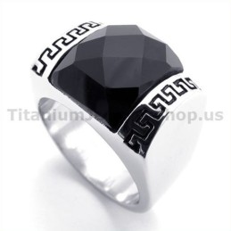 Titanring Mit Zirkon