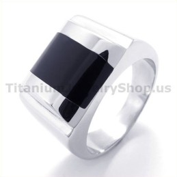 Titanring Mit Zirkon