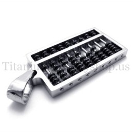 Schwarzer Abacus Titan Anhänger