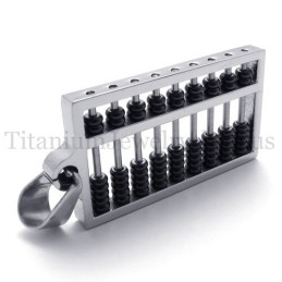 Schwarzer Abacus Titan Anhänger
