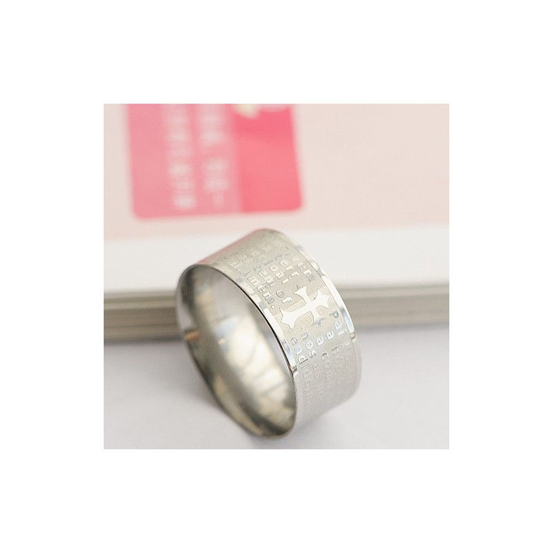 Bibelmann Titanring Kreuz Bibelmann Titanring Kreuz