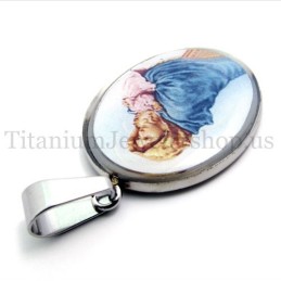 Titan-Anhänger Der Serie Madonna Und Jesus