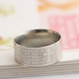 Bibelmann Titanring Kreuz