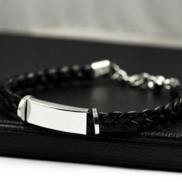 Fine Edition Titan-Lederarmband