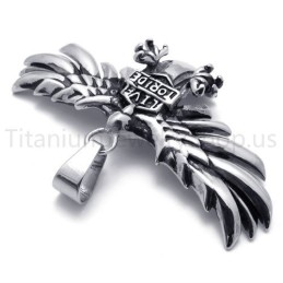 Neuer Klassischer Adler-Anhänger Aus Titan