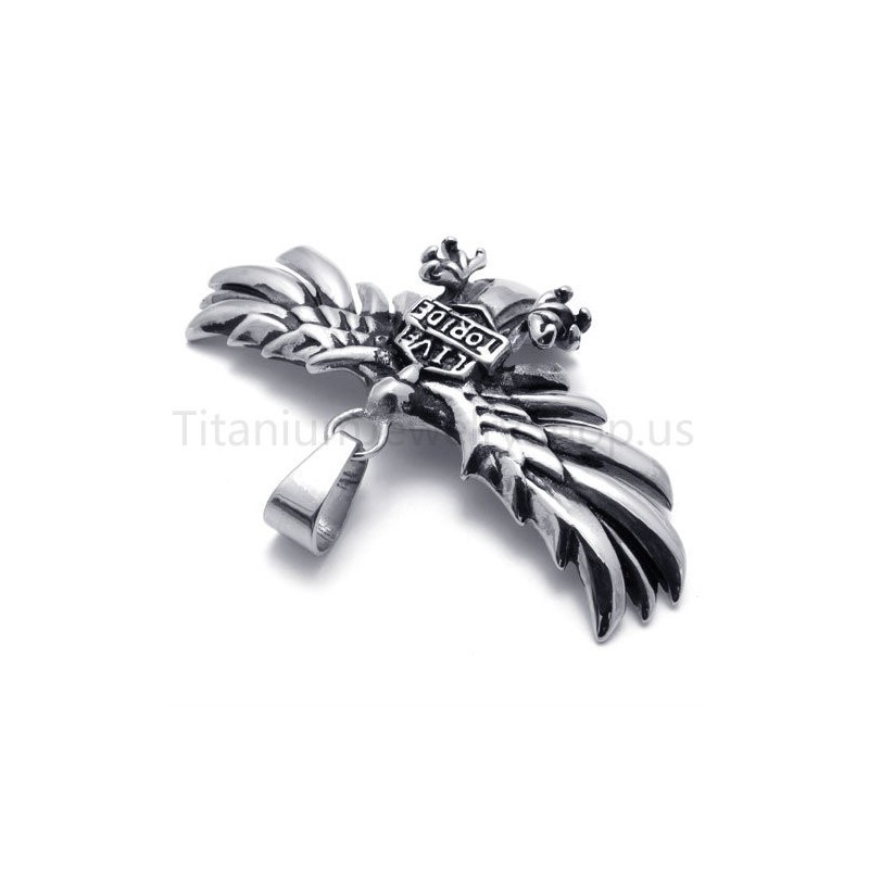 Neuer Klassischer Adler-Anhänger Aus Titan Neuer Klassischer Adler-Anhänger Aus Titan