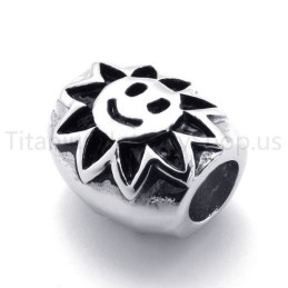 Neuer Klassischer Sonnenblumen-Anhänger Aus Titan