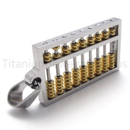 Neuer Goldener Abacus-Titan-Anhänger