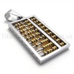 Neuer Goldener Abacus-Titan-Anhänger