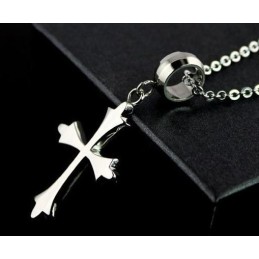 Reines Titan Herren Anhänger Und Halskette Kreuz 02