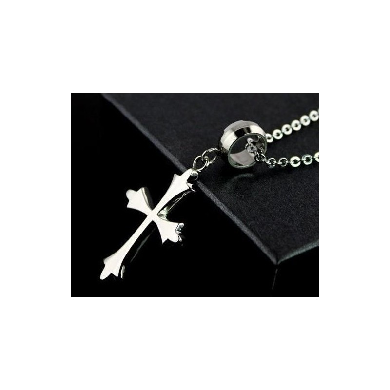 Reines Titan Herren Anhänger Und Halskette Kreuz 02 Reines Titan Herren Anhänger Und Halskette Kreuz 02