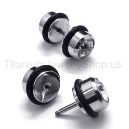Titan-Barbell-Ohrringe