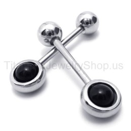 Silberne Magic Stick Titan Ohrringe