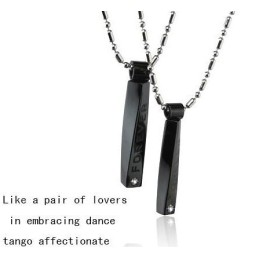 Anhänger Aus Reinem Titan Für Paare, Tango, Zärtlich