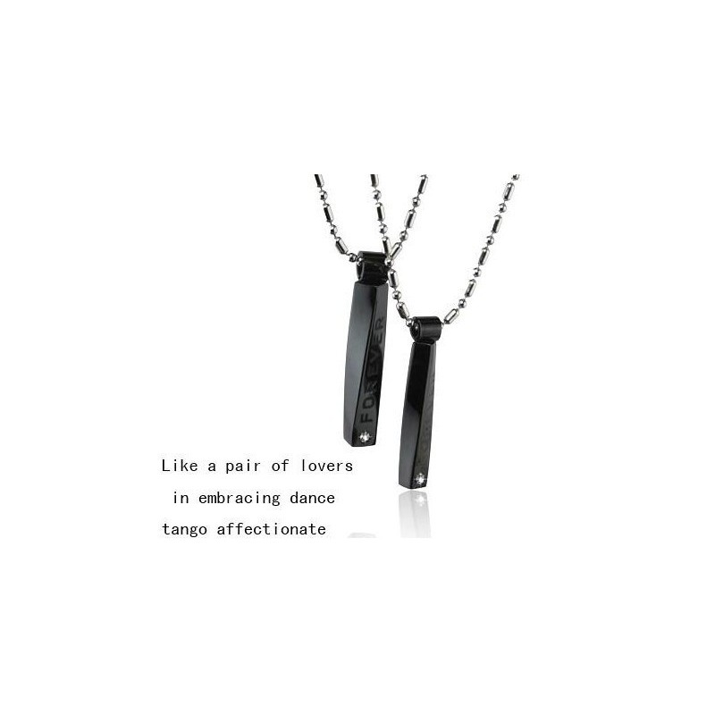 Anhänger Aus Reinem Titan Für Paare, Tango, Zärtlich Anhänger Aus Reinem Titan Für Paare, Tango, Zärtlich