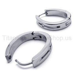 Elegante Ohrringe Aus Silber Mit Eingelegten Diamanten Aus Titan
