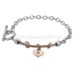 Sweetheart-Kabel-Titanarmband