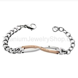 Ich Wurde Geboren, Um Dich Zu Lieben Titan-Liebhaberarmbänder
