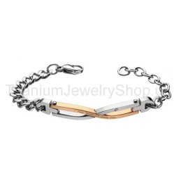 Ich Wurde Geboren, Um Dich Zu Lieben Titan-Liebhaberarmbänder