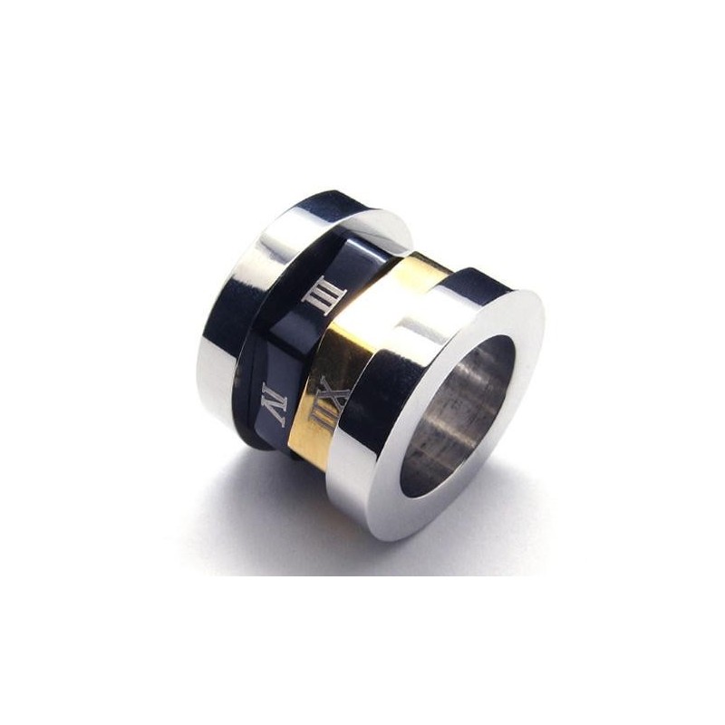 Halskettenanhänger Aus Titanstahl Mit Römischer Zahl „Spinner“ (Inklusive Kette) Halskettenanhänger Aus Titanstahl Mit Römischer Zahl „Spinner“ (Inklusive Kette)