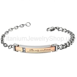 Die Einzigen Titan-Liebhaberarmbänder Für Immer