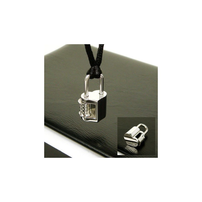 Cool Man Love Lock Halskette Mit Anhänger Aus Reinem Titan Cool Man Love Lock Halskette Mit Anhänger Aus Reinem Titan