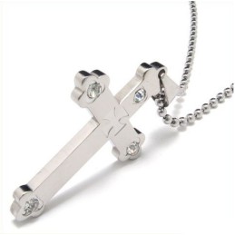 Cool Man Splitterkreuz Anhänger Aus Reinem Titan Als Geschenk