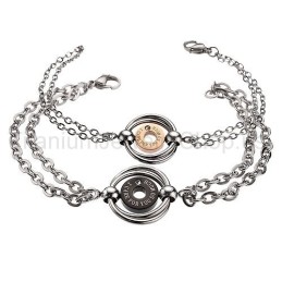 Ich Sorge Mich So Sehr Um Dich Titan-Liebhaberarmbänder