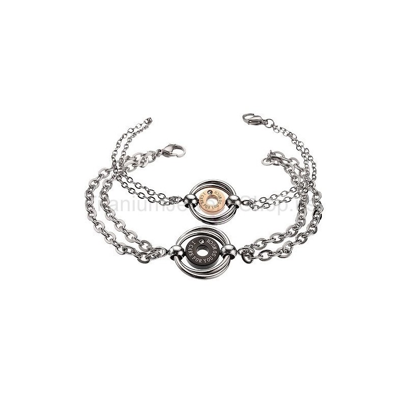 Ich Sorge Mich So Sehr Um Dich Titan-Liebhaberarmbänder Ich Sorge Mich So Sehr Um Dich Titan-Liebhaberarmbänder
